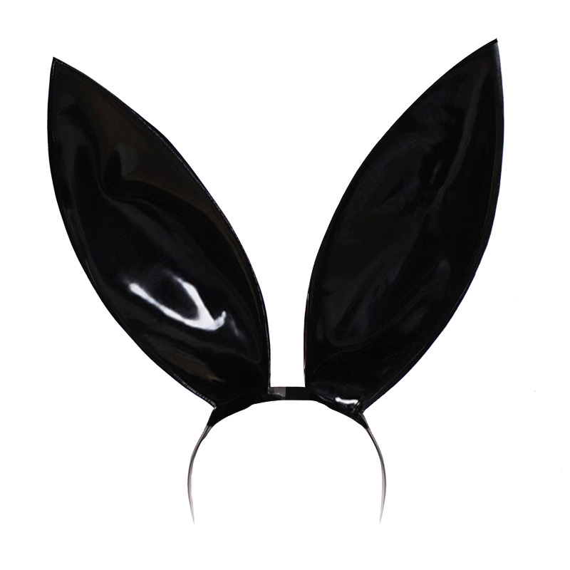 Couture Latex 12 inch Bunny Ears on Headband | Atsuko Kudo