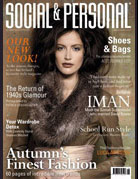 Atsuko Kudo latex featured in Social and Personal magazine