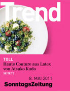 Atsuko Kudo latex featured in SonntagsZeitung