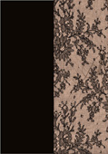 Black/Semi-Trans Flesh Lace