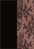 Black/Semi-Trans Pink Lace