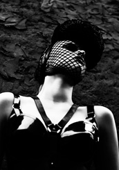 Shop for Atsuko Kudo latex Dominique Pom Pom Hat