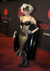 Shop for Atsuko Kudo latex Shell Cup Mini Kick Hem Dress