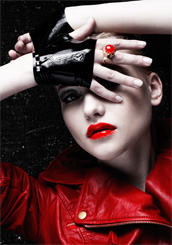 Shop for Atsuko Kudo latex Knuckle Gloves