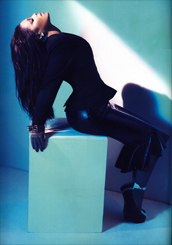 Shop for Atsuko Kudo latex Mini Kick Hem Skirt