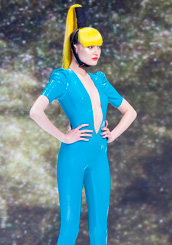 Shop for Atsuko Kudo latex Jessica Cat Suit
