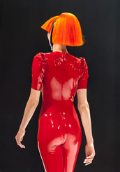 Shop for Atsuko Kudo latex Jessica Cat Suit