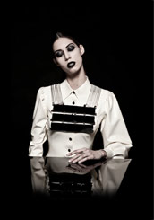 Shop for Atsuko Kudo latex Puff Sleeve Blouse