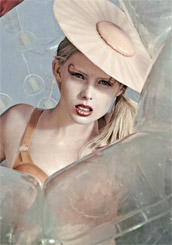 Shop for Atsuko Kudo latex Alejandra Hat