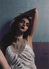 Shop for Atsuko Kudo latex Filigree Lace Choker