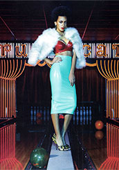 Shop for Atsuko Kudo latex Crystal Pencil Skirt