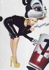 Shop for Atsuko Kudo latex Lady P Pencil Skirt