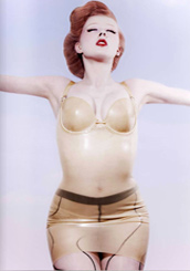Shop for Atsuko Kudo latex Wonder Cup Mini Dress