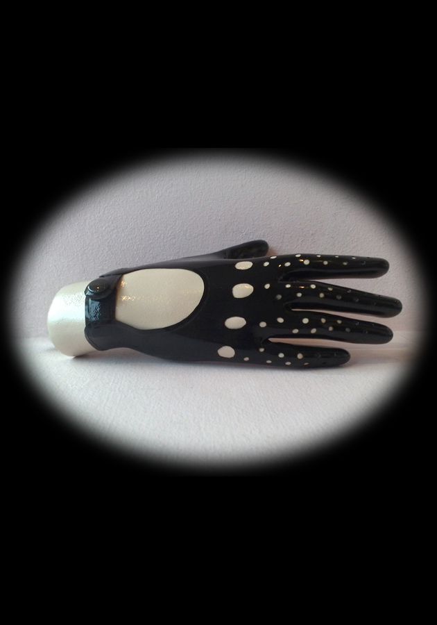 Atsuko Kudo Plain Latex Deluxe Driving Gloves