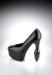 Shop for Atsuko Kudo latex Handmade Italian Plug Pumps