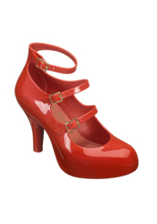 Shop for Atsuko Kudo latex Vivienne Westwood Anglomania Melissa Three Straps Elevated Shoe