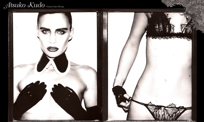 Atsuko Kudo Couture Latex featured in Let Them Eat Cake magazine