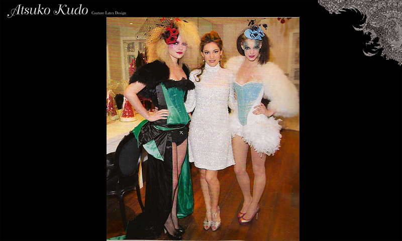Atsuko Kudo Couture Latex featured in OK magazine
