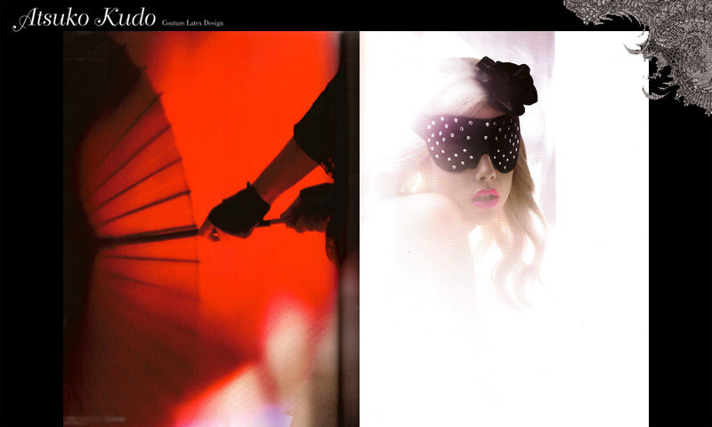 Atsuko Kudo Couture Latex featured in S Magazine