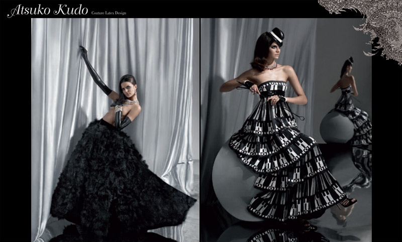 Atsuko Kudo Couture Latex featured in Image Magazine