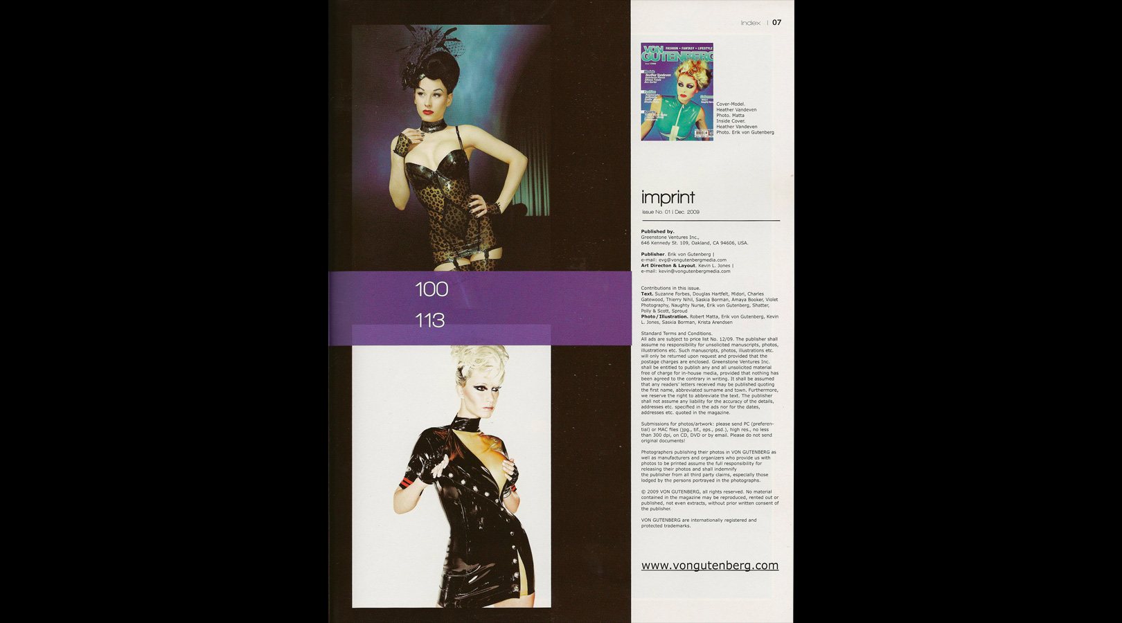 Atsuko Kudo featured in Von Gutenberg