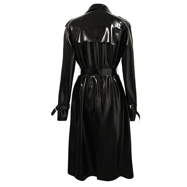 Couture Latex Restricted Trench Coat | Atsuko Kudo